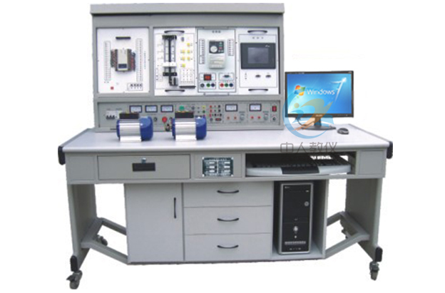 PLC、伺服驅(qū)動(dòng)、步進(jìn)驅(qū)動(dòng)、變頻調(diào)速、觸摸屏綜合實(shí)訓(xùn)裝置