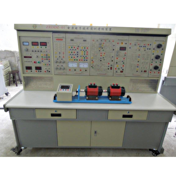 現(xiàn)代電力電子技術(shù)示教實訓(xùn)臺(圖1) 現(xiàn)代電力電子技術(shù)示教實驗臺,充電樁與充電實驗裝置